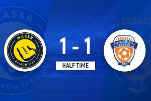 半场-胜利暂1-1费哈 C罗生涯第951球扳平科曼助攻+进球无效